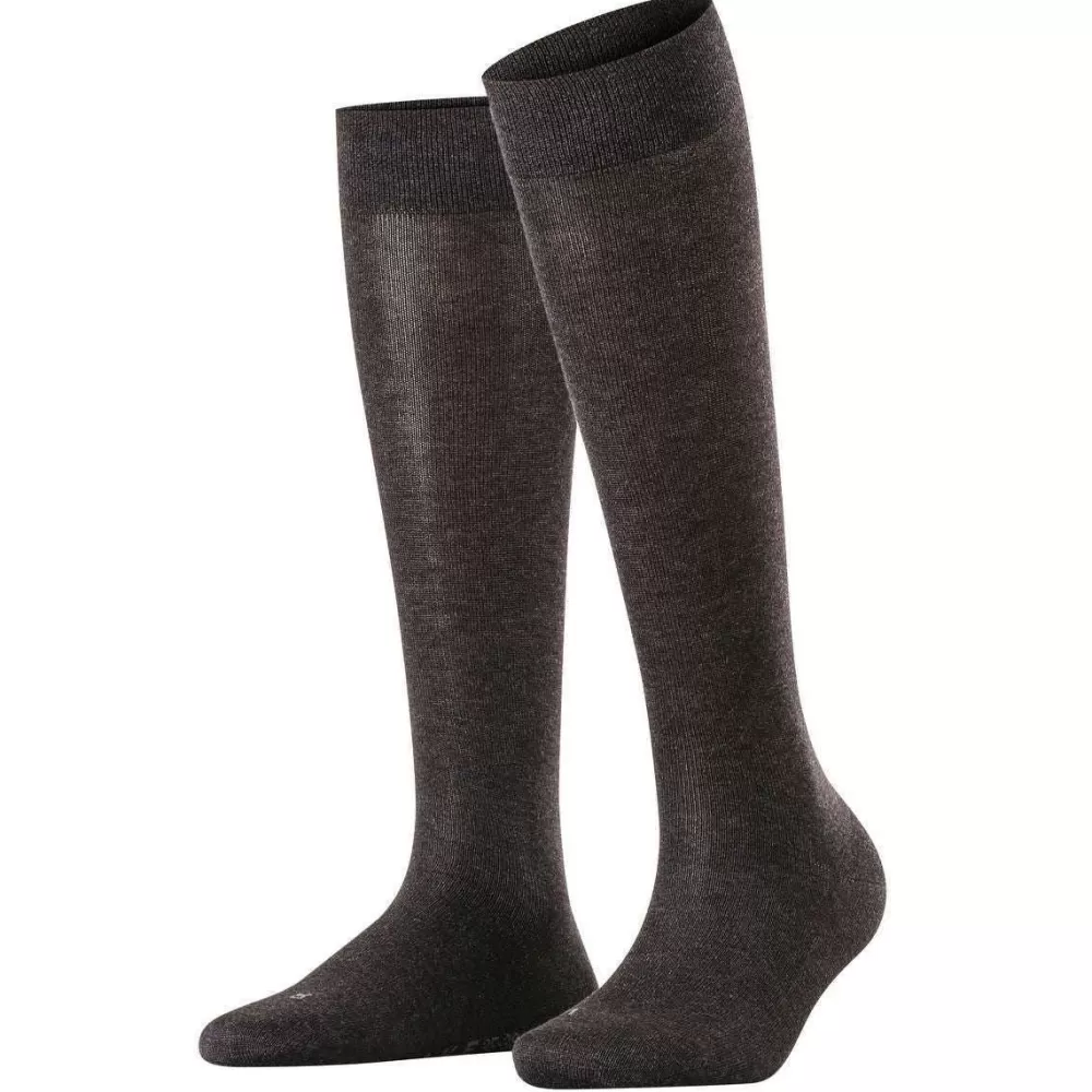 Falke Women's Socks^Grey Sensitive London Knee High Socks