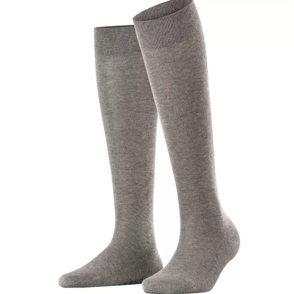 Falke Women's Socks^Grey Sensitive London Knee High Socks