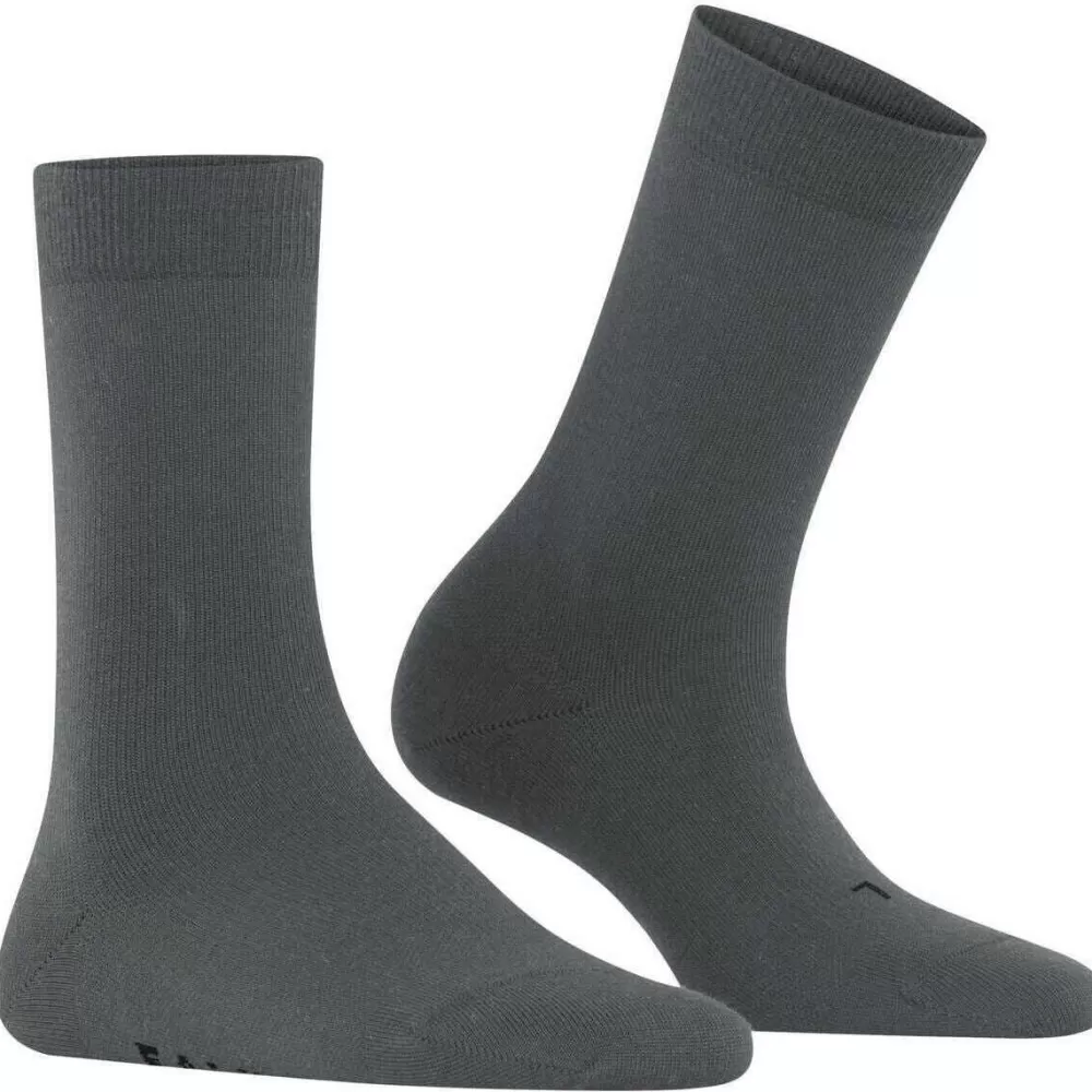Falke Women's Socks^Grey Stabilizing Wool Everyday Socks