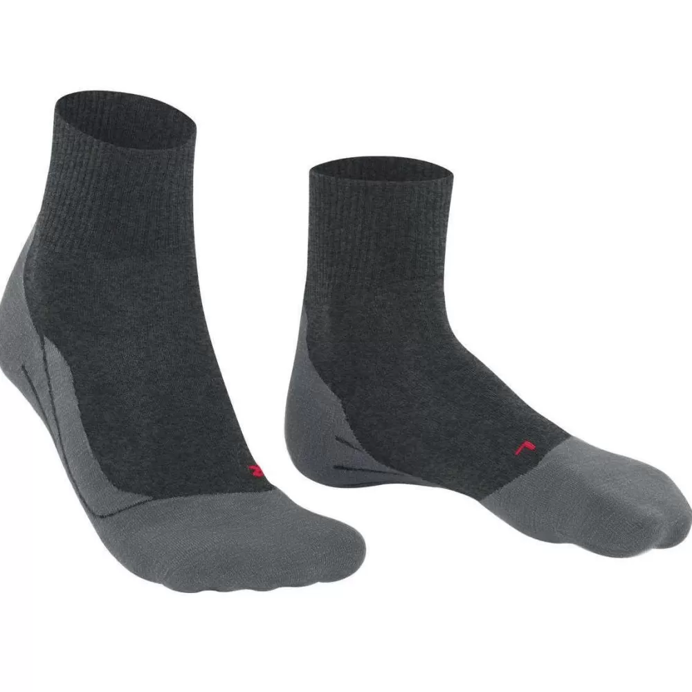Falke Women's Socks^Grey Tk5 Wander Wool Short Socks
