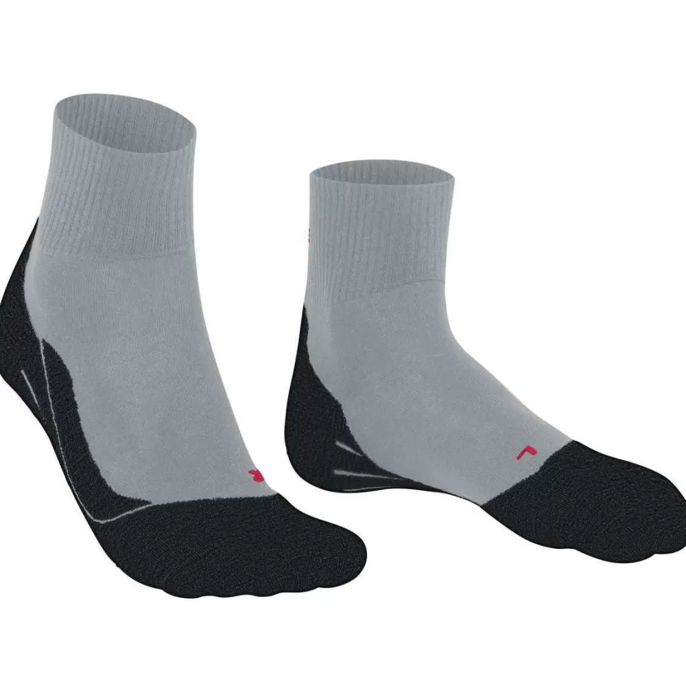 Falke Women's Socks^Grey Tk5 Wander Wool Short Socks