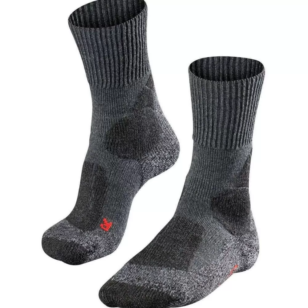 Falke Women's Socks^Grey Trekking 1 Extra Strength Socks