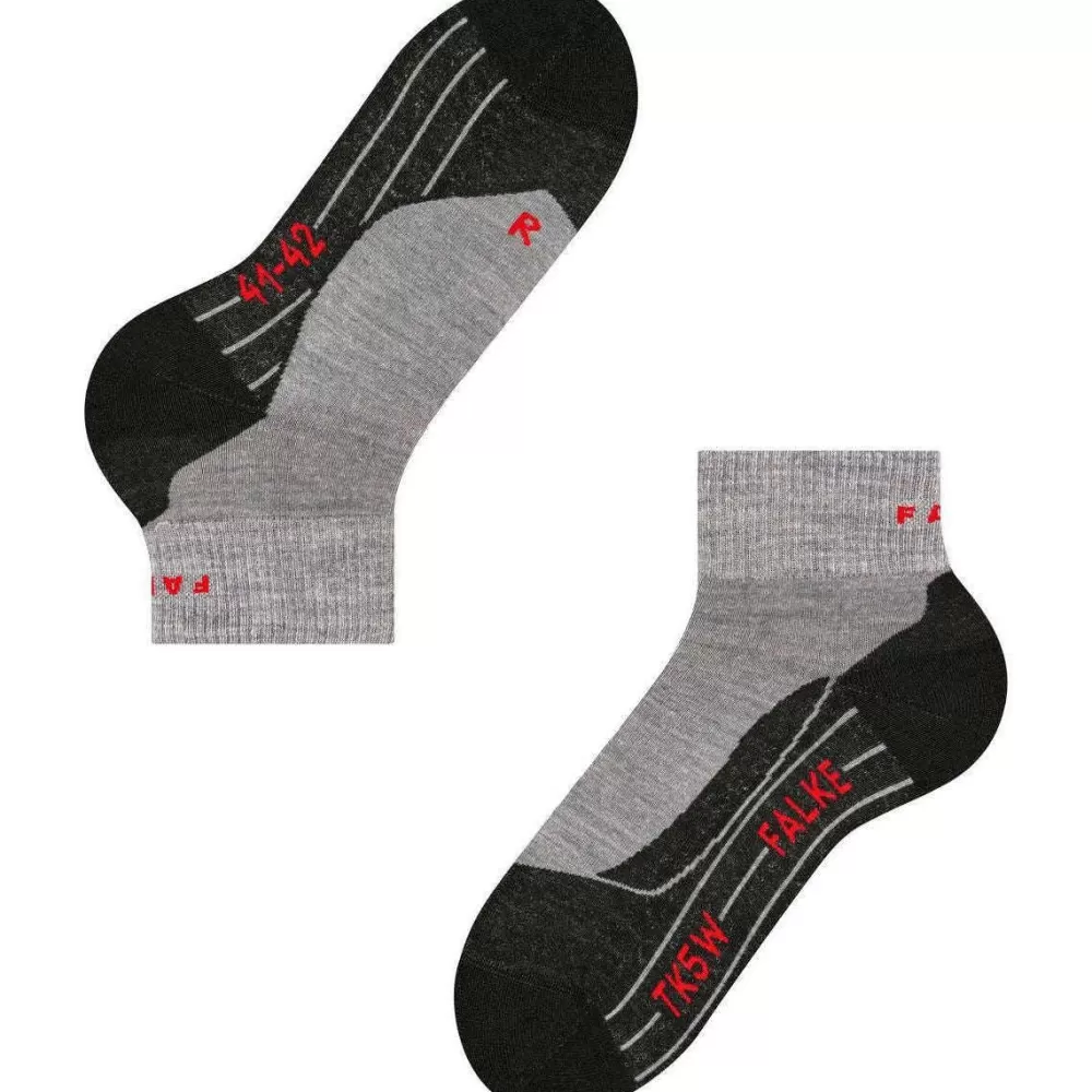 Falke Women's Socks^Grey Trekking 5 Short Socks