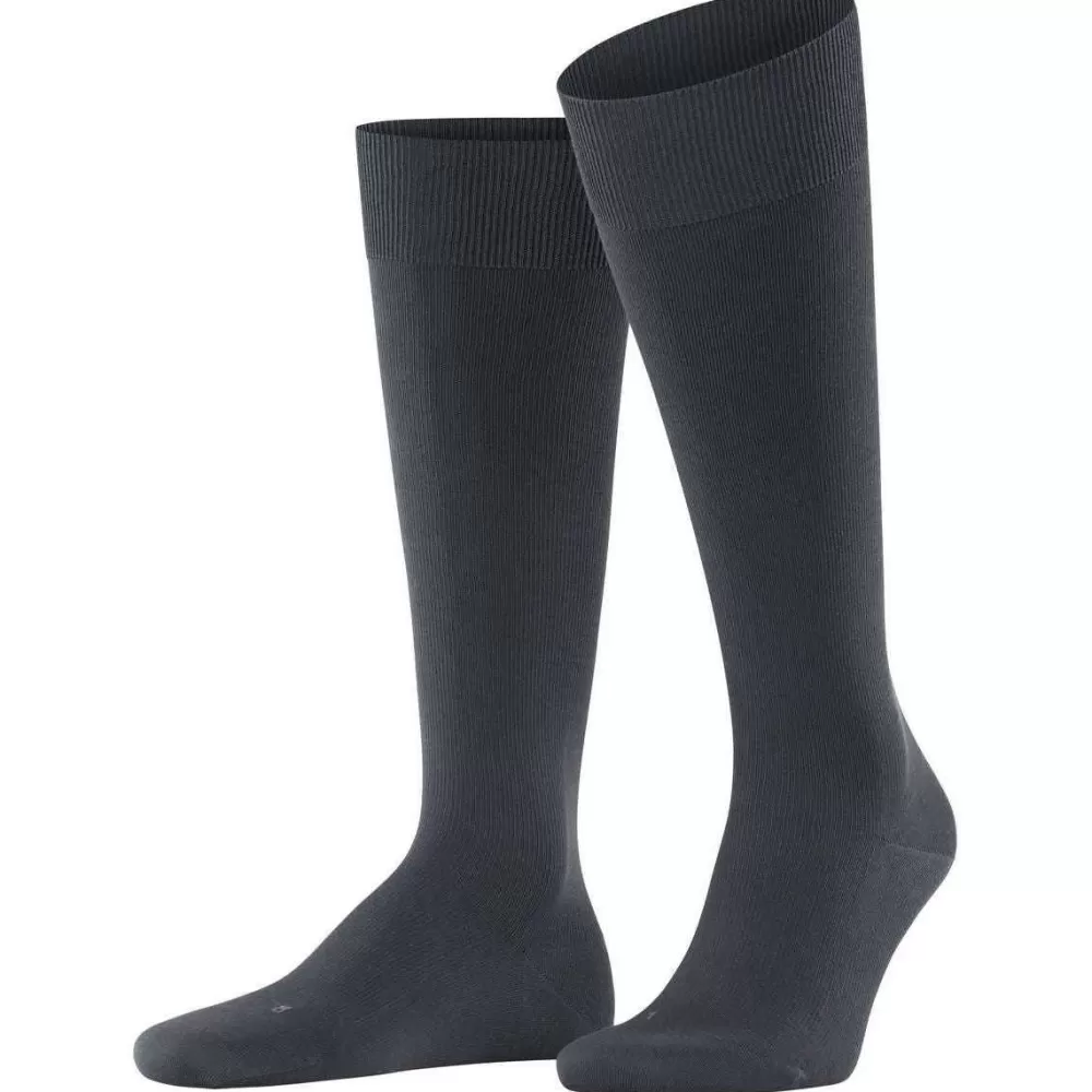 Falke Men's Socks^Grey Ultra Energizing W4 Knee High Socks