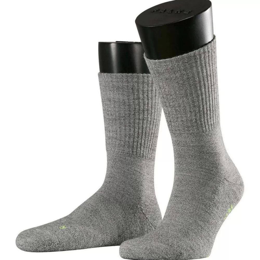 Falke Men's Socks^Grey Walkie Light Midcalf Socks