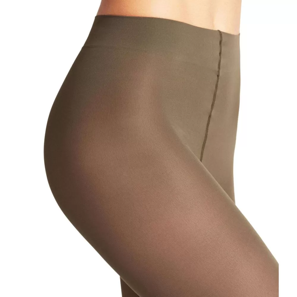 Falke Tights^Khaki Pure Matt 50 Deiner Tights