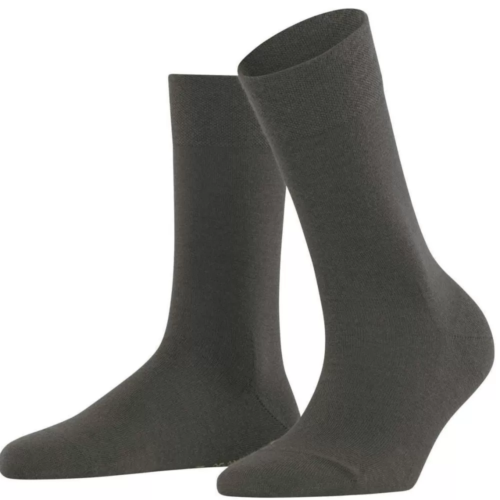 Falke Women's Socks^Khaki Sensitive Berlin Socks