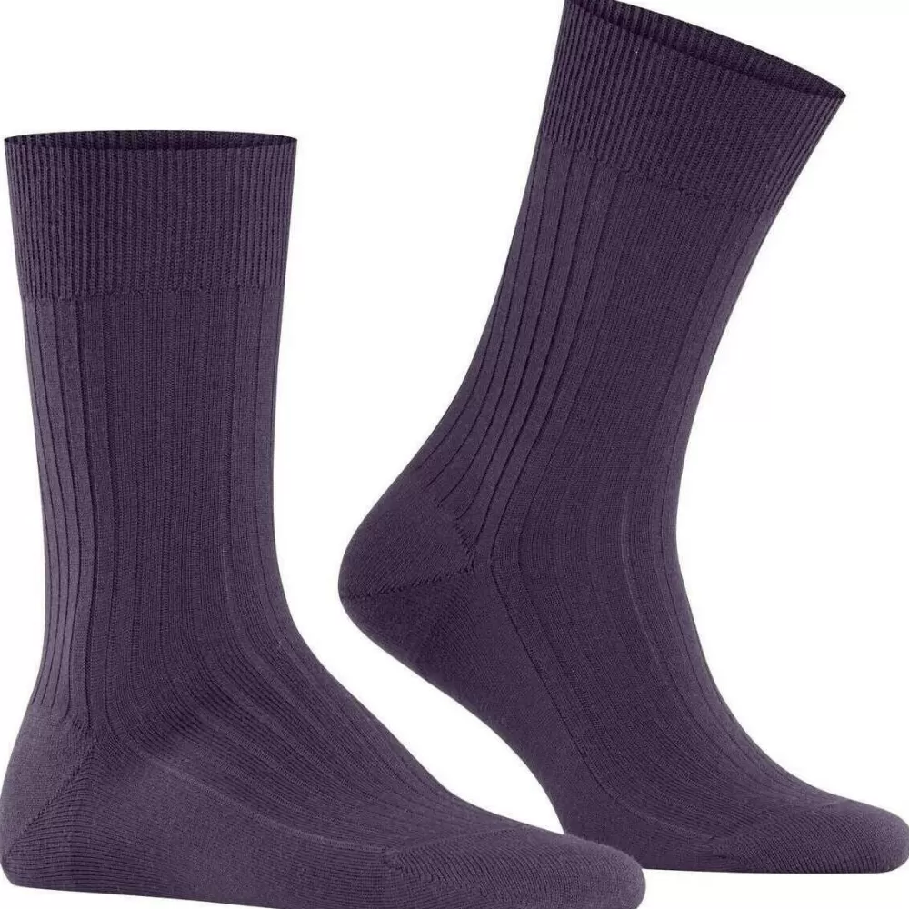 Falke Men's Socks^Lilac Bristol Pure Socks
