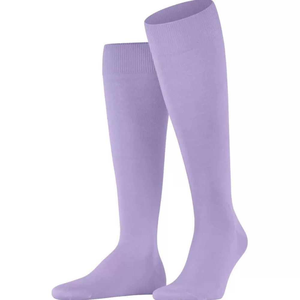 Falke Men's Socks^Lilac Climawool Knee High Socks