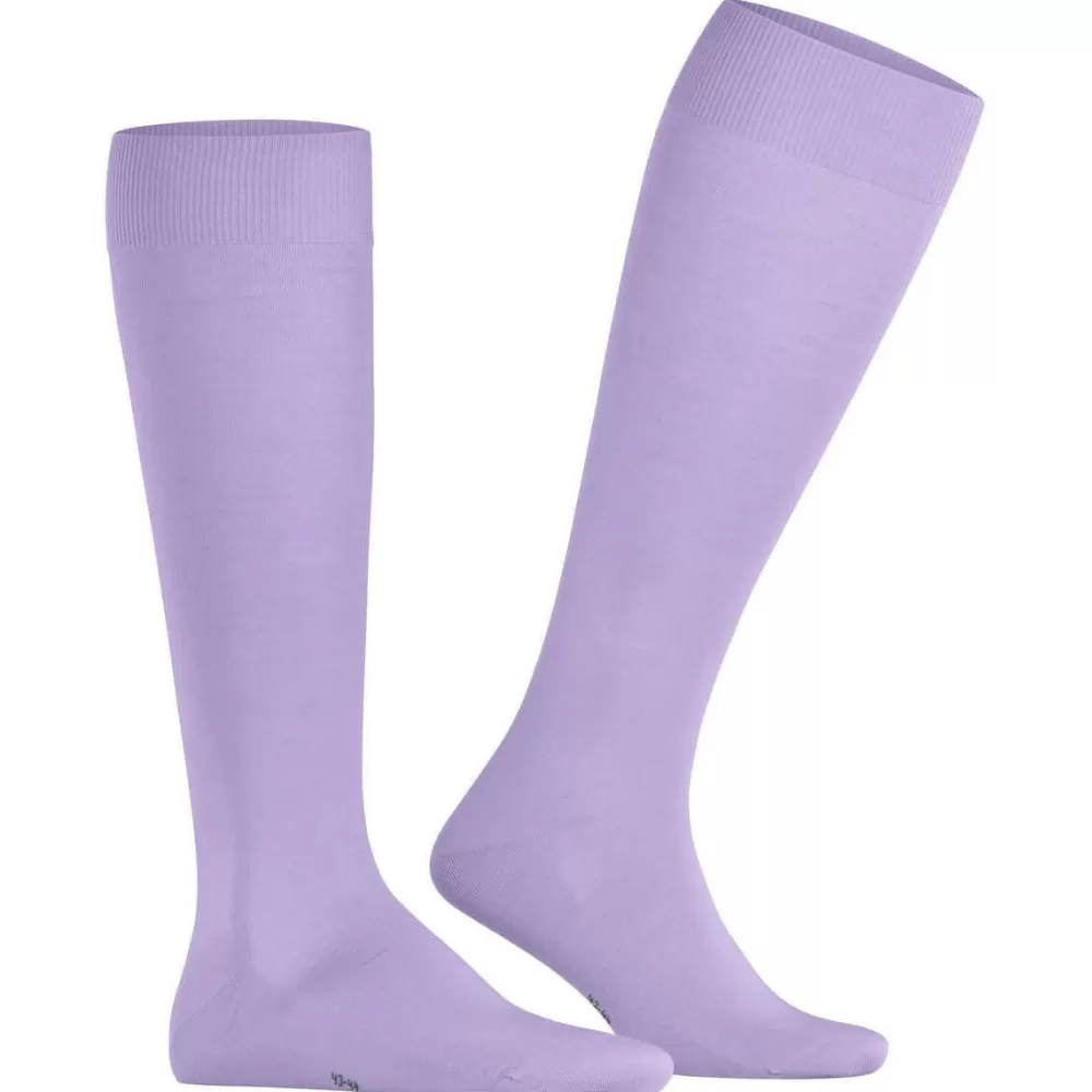 Falke Men's Socks^Lilac Climawool Knee High Socks