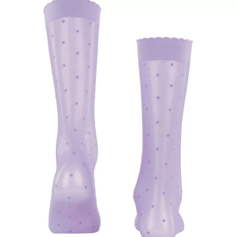 Falke Women's Socks^Lilac Dot 15 Denier Knee High Socks