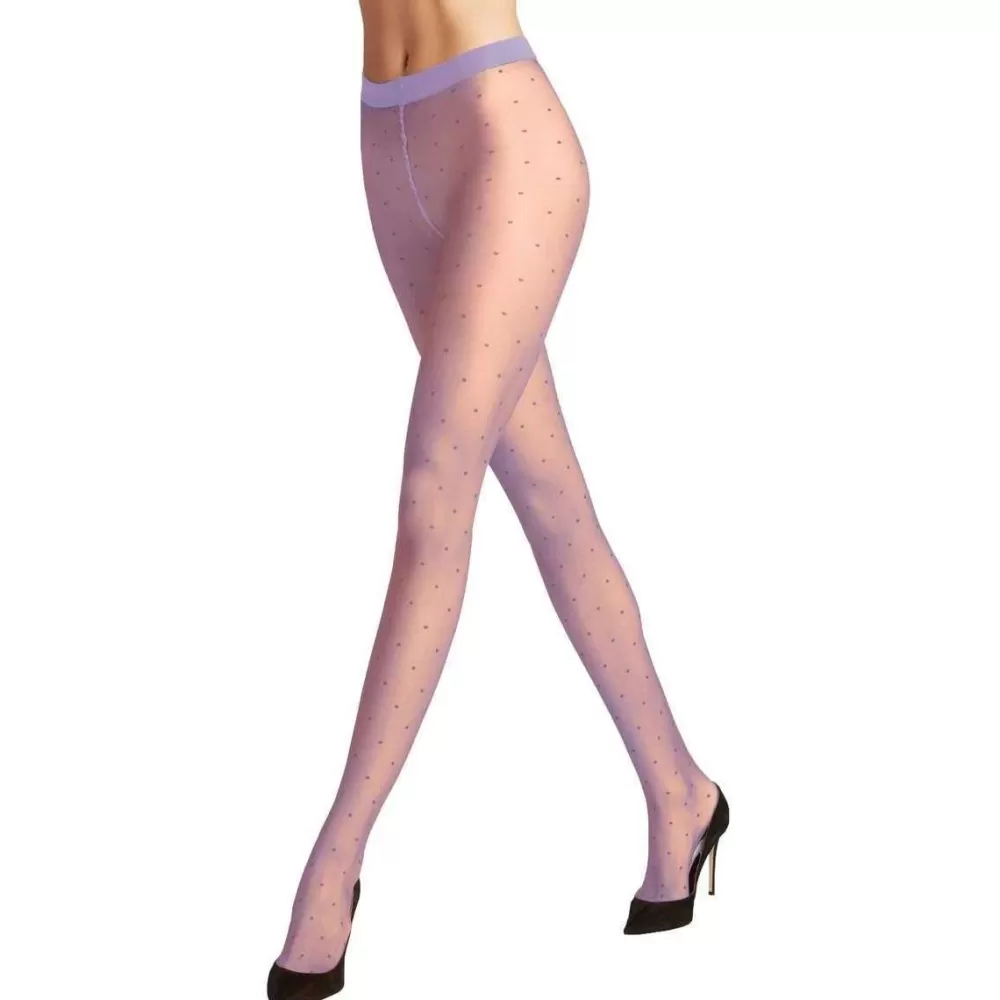 Falke Tights^Lilac Dot 15 Denier Tights