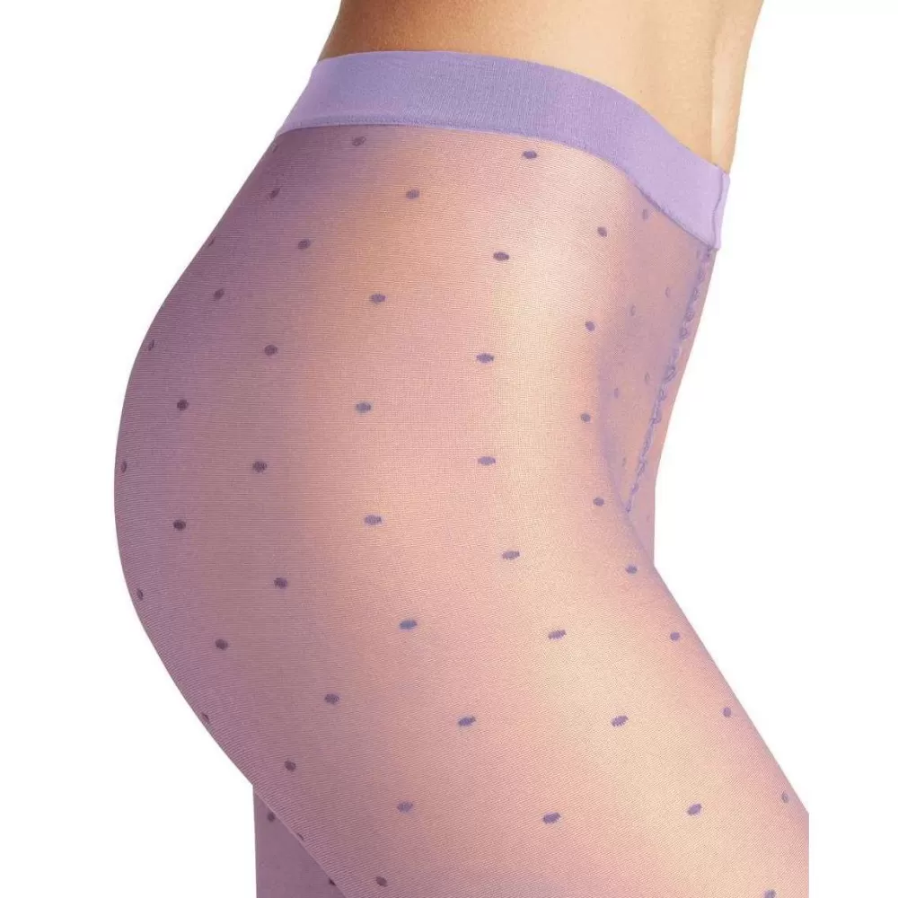 Falke Tights^Lilac Dot 15 Denier Tights