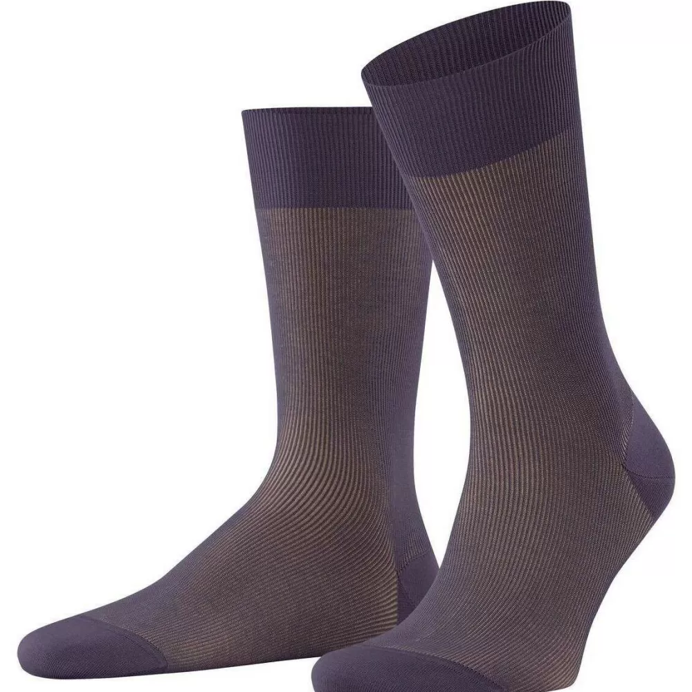 Falke Men's Socks^Lilac Fine Shadow Socks