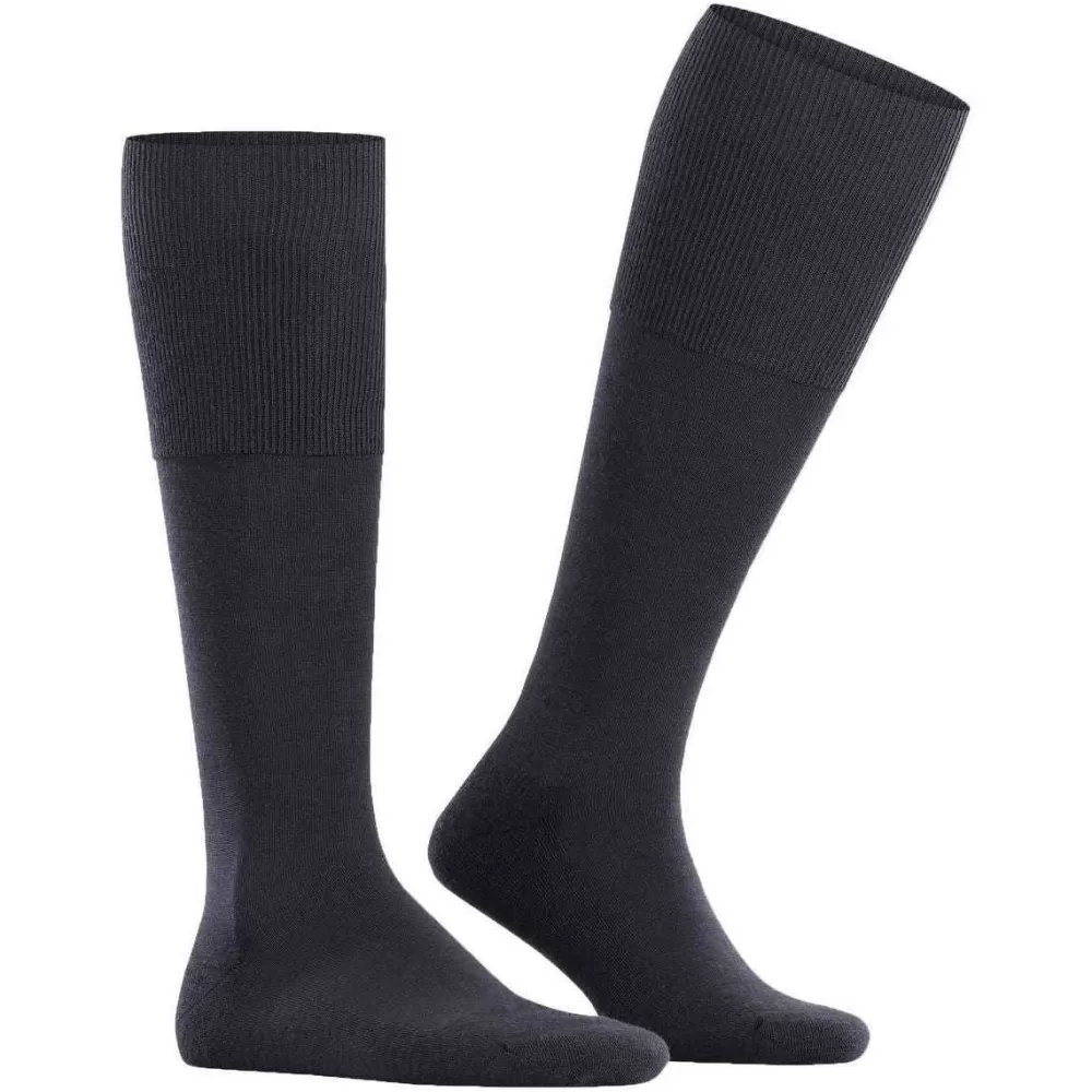 Falke Men's Socks^Navy Airport Plus Knee-High Socks