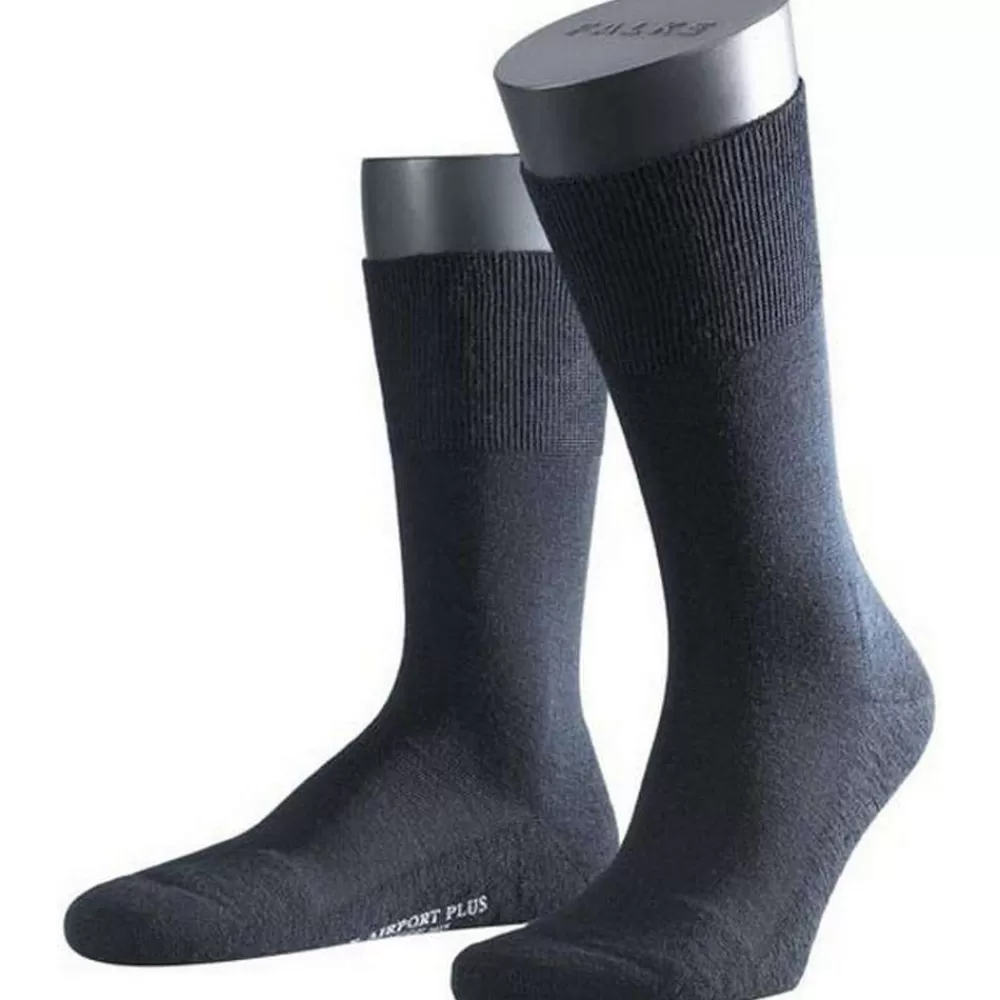 Falke Men's Socks^Navy Airport Plus Socks
