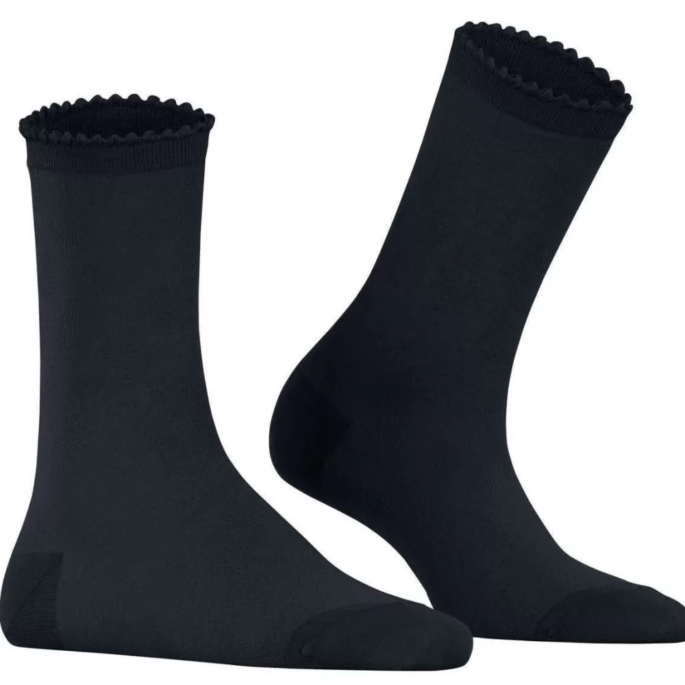 Falke Women's Socks^Navy Bold Dot Socks