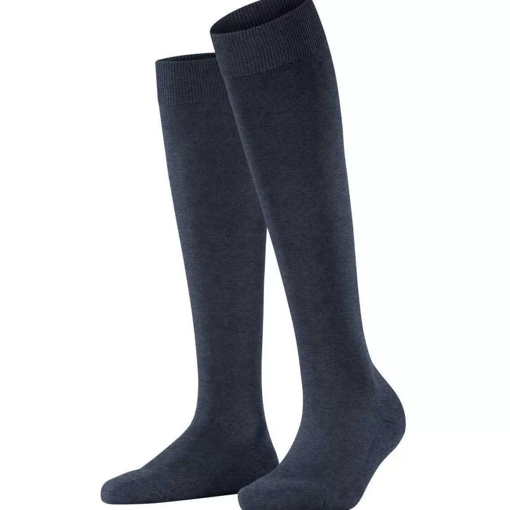 Falke Women's Socks^Navy Climawool Knee High Socks