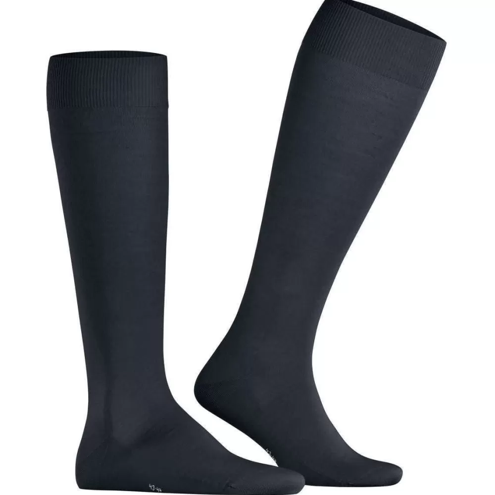 Falke Men's Socks^Navy Climawool Knee High Socks