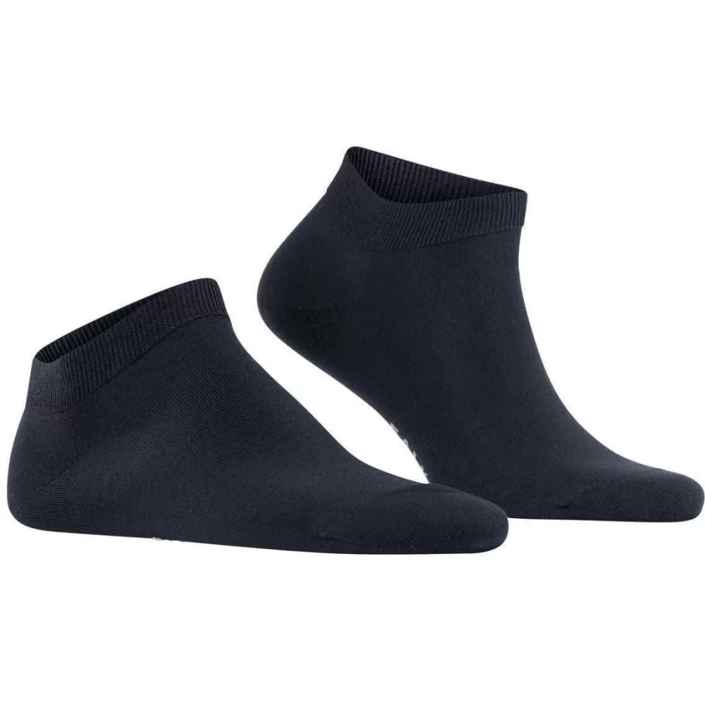 Falke Men's Socks^Navy Climawool Sneaker Socks