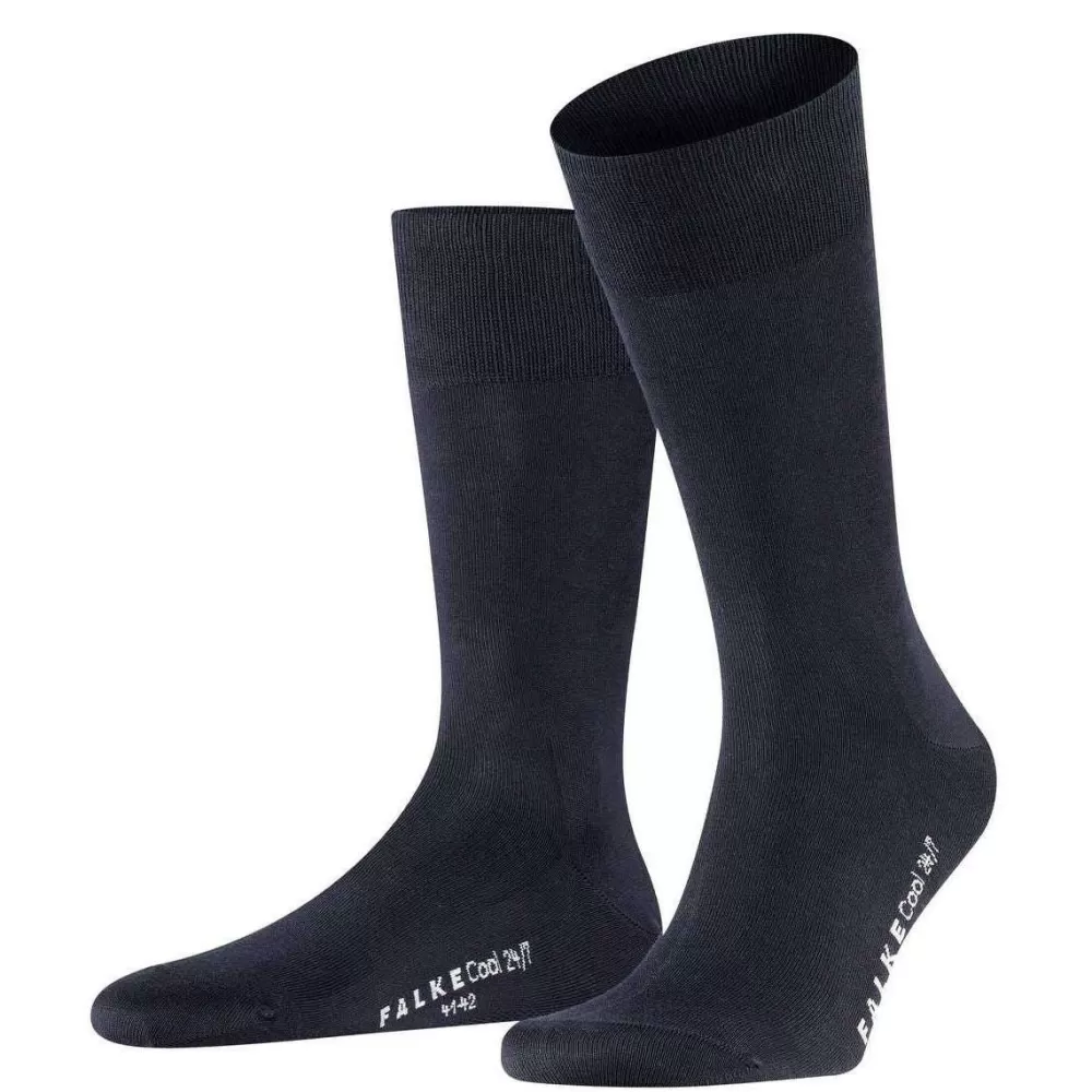 Falke Men's Socks^Navy Cool 24/7 Socks