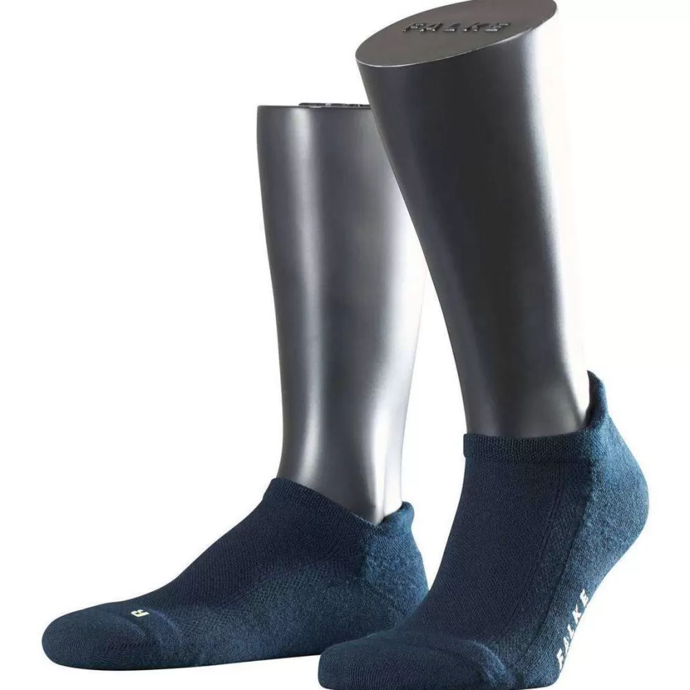 Falke Men's Socks^Navy Cool Kick Sneaker Socks