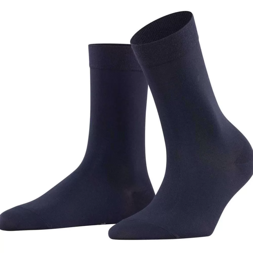 Falke Women's Socks^Navy Cotton Touch Socks