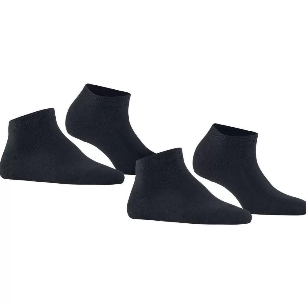 Falke Women's Socks^Navy Happy 2-Pack Sneaker Socks