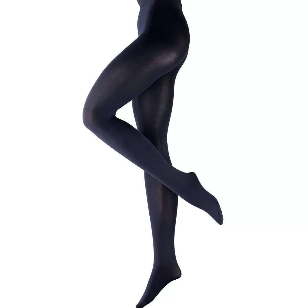 Falke Tights^Navy Pure Matte 100 Denier Opaque Matte Tights