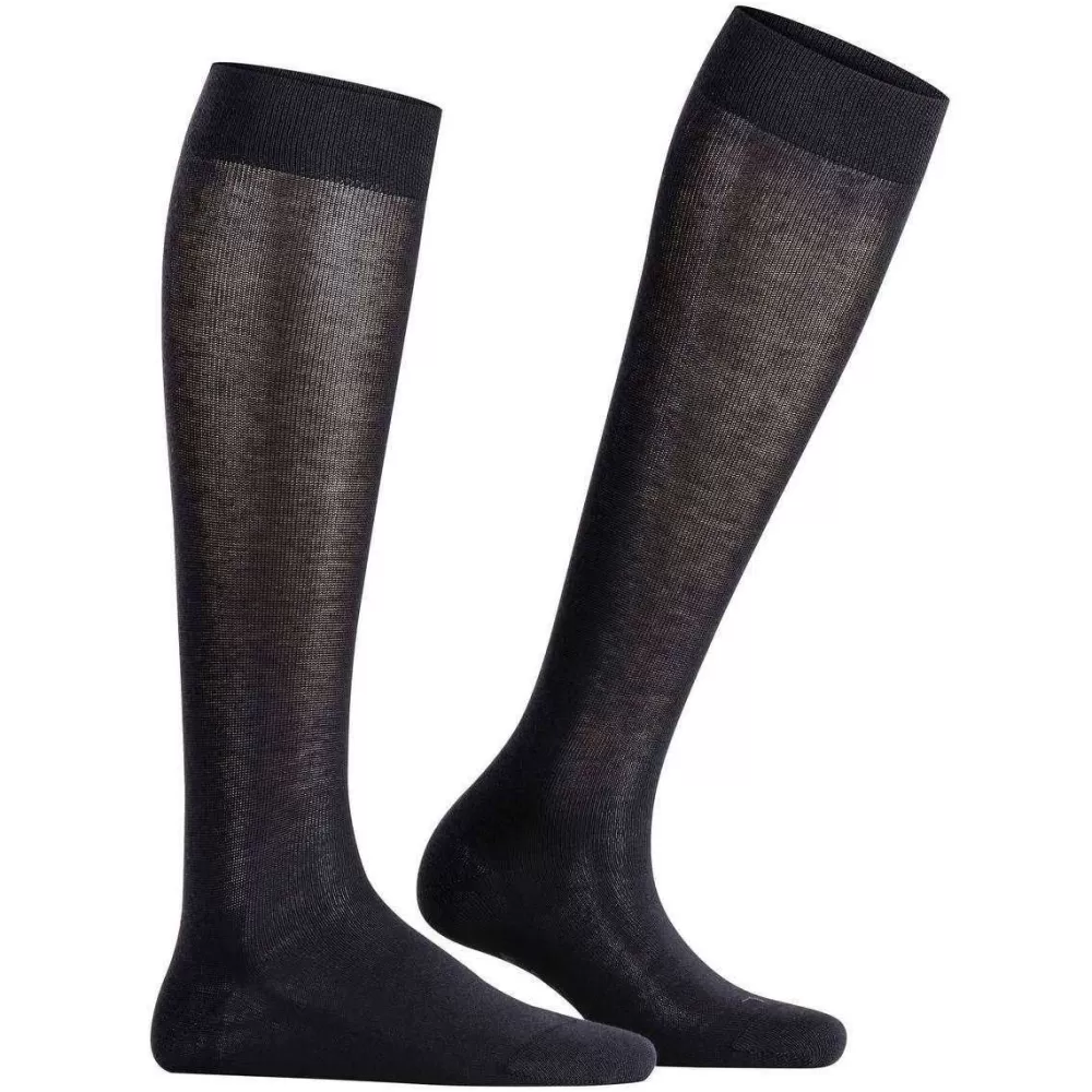 Falke Women's Socks^Navy Sensitive London Knee High Socks