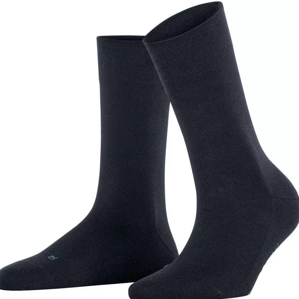 Falke Women's Socks^Navy Sensitive New York Socks