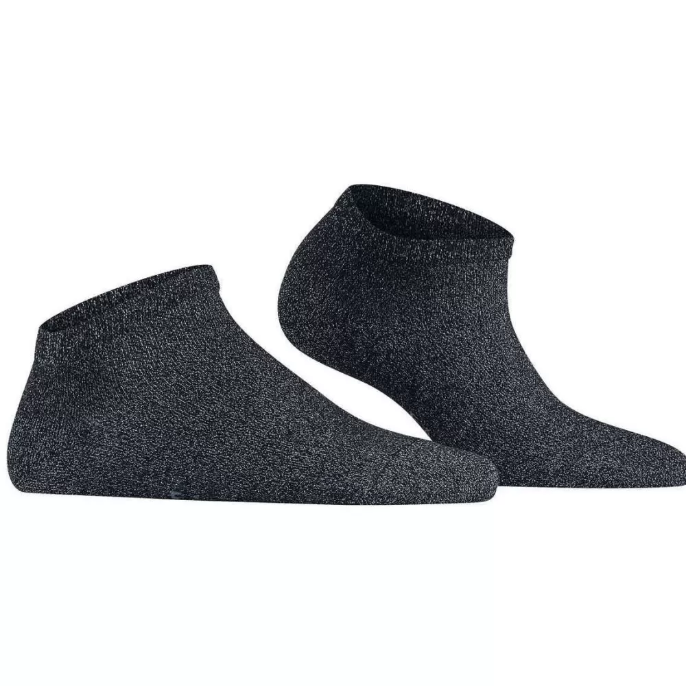 Falke Women's Socks^Navy Shiny Sneaker Socks