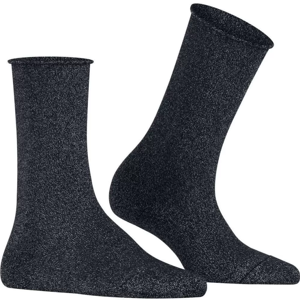 Falke Women's Socks^Navy Shiny Socks