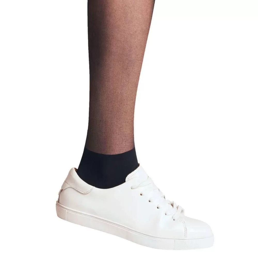 Falke Tights^Navy Sneaker 20 Denier Tights