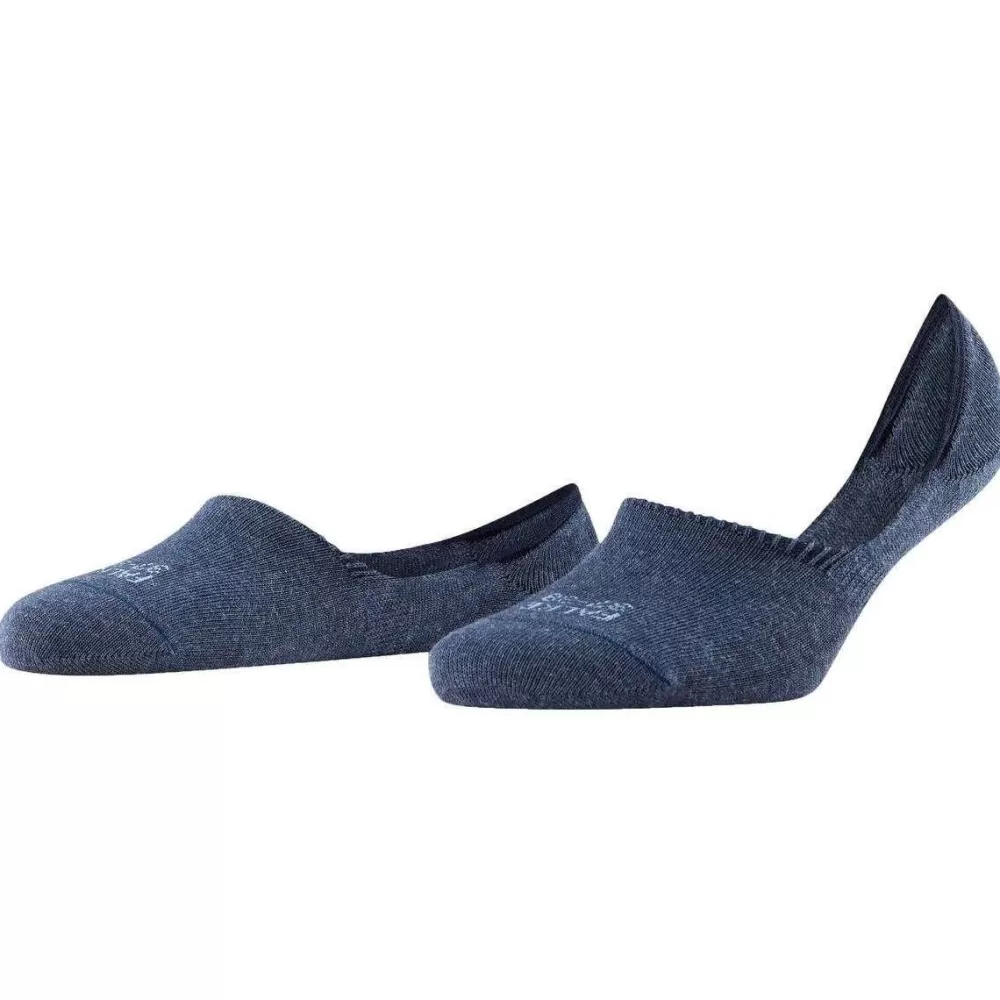 Falke Women's Socks^Navy Step High Cut No Show Socks