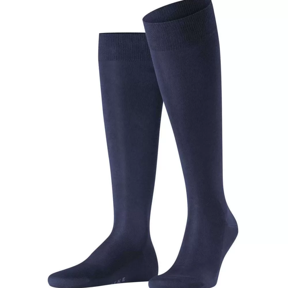 Falke Men's Socks^Navy Tiago Knee High Socks