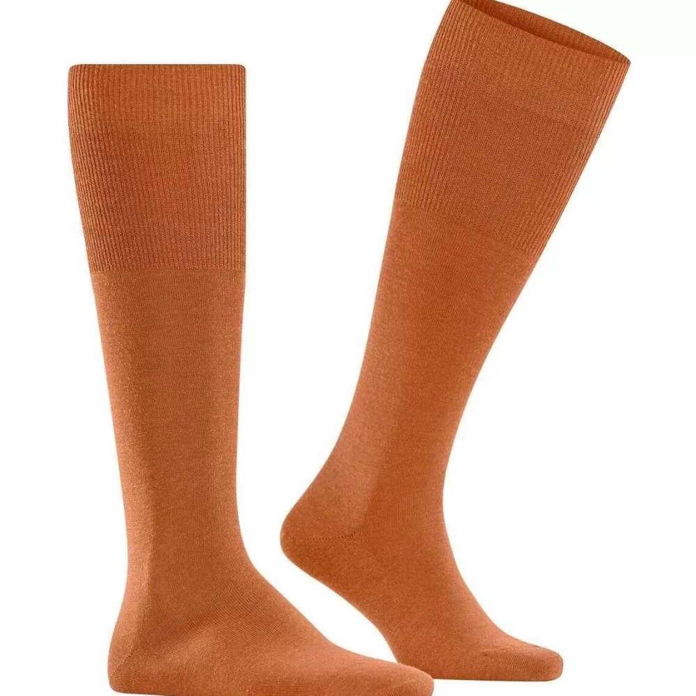 Falke Men's Socks^Orange Airport Knee High Socks