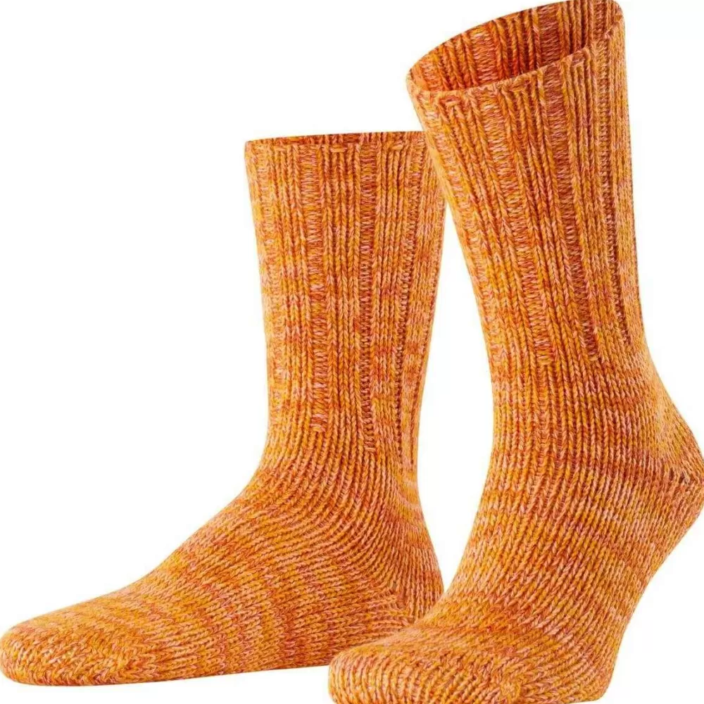 Falke Men's Socks^Orange Brooklyn Socks