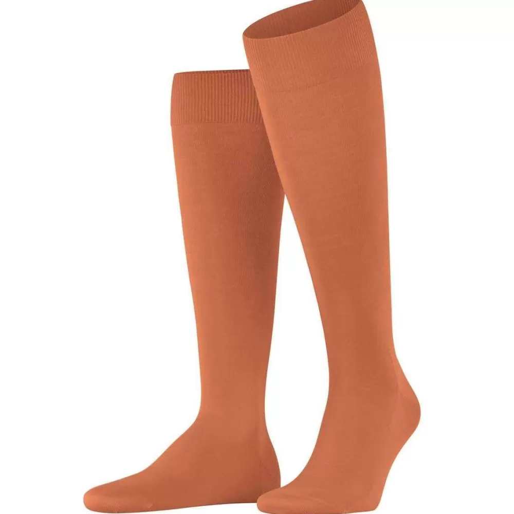 Falke Men's Socks^Orange Climawool Knee High Socks