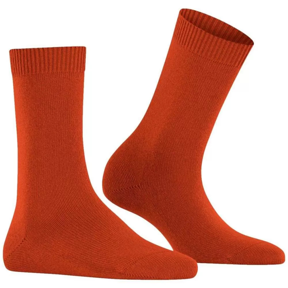 Falke Women's Socks^Orange Cosy Wool Socks