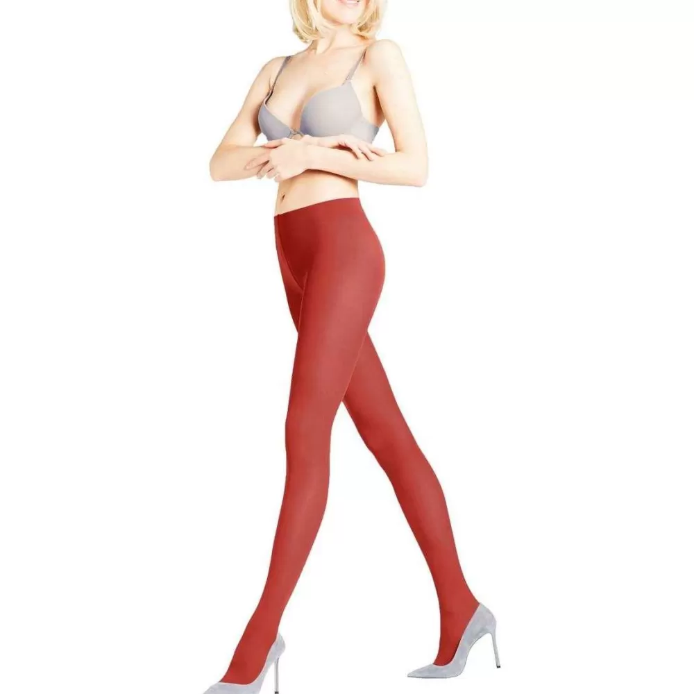 Falke Tights^Orange Matt Deluxe 30 Denier Tights