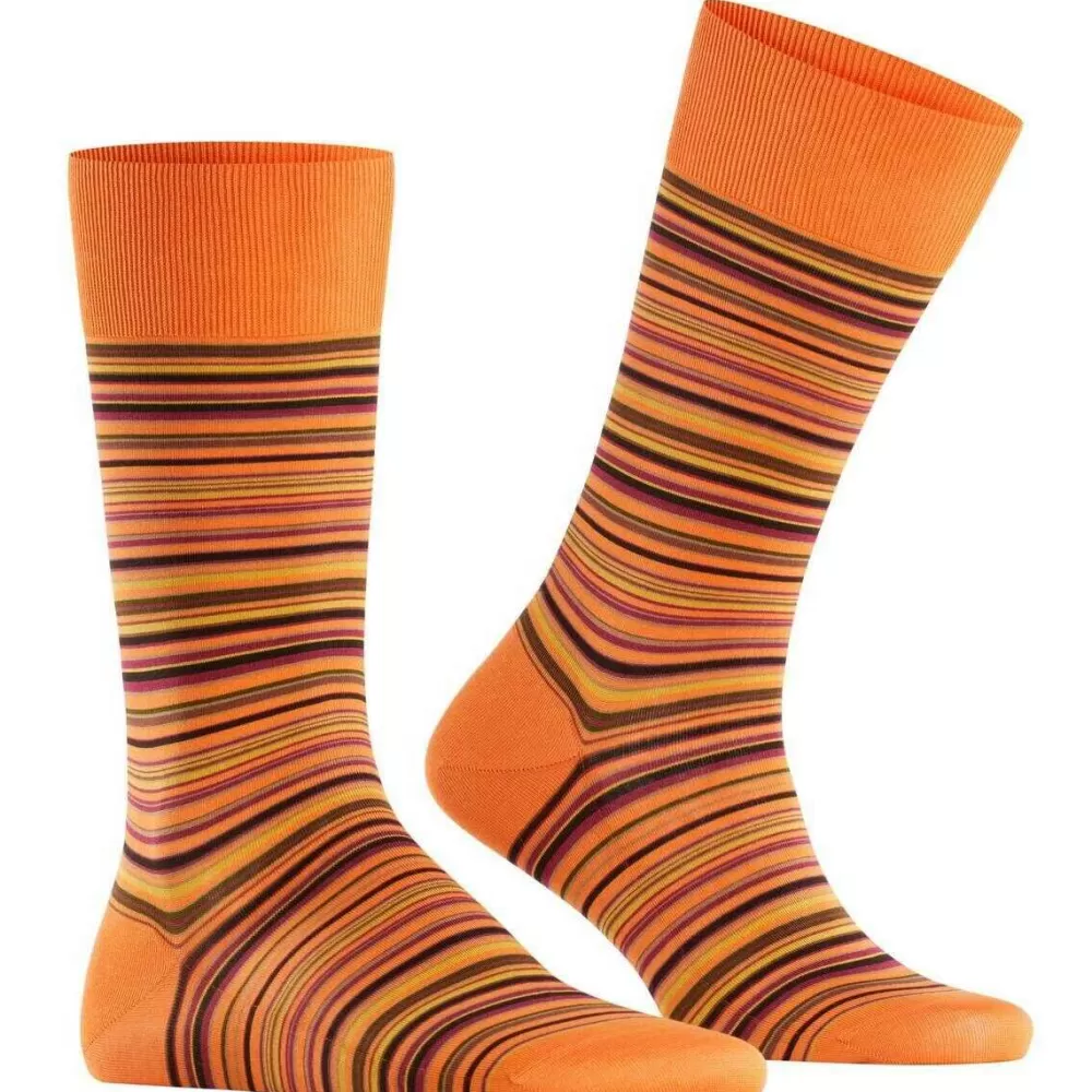 Falke Men's Socks^Orange Microblock Socks