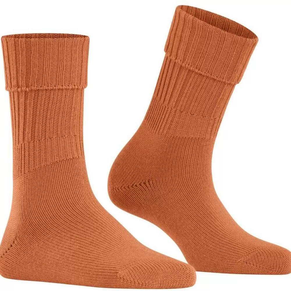 Falke Women's Socks^Orange Striggings Rib Socks