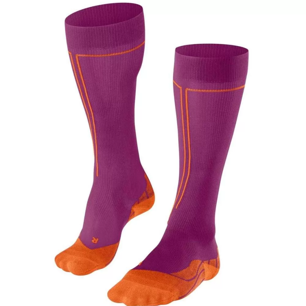 Falke Women's Socks^Pink Energizing W1 Knee High Health Socks