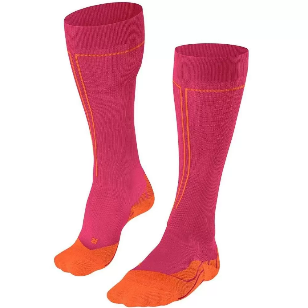 Falke Women's Socks^Pink Energizing W1 Knee High Health Socks