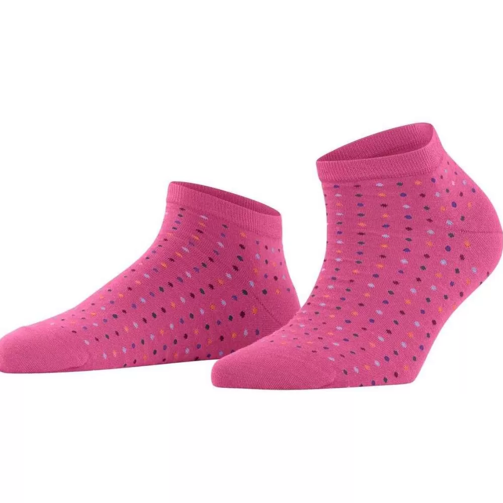 Falke Women's Socks^Pink Multispot Sneaker Socks
