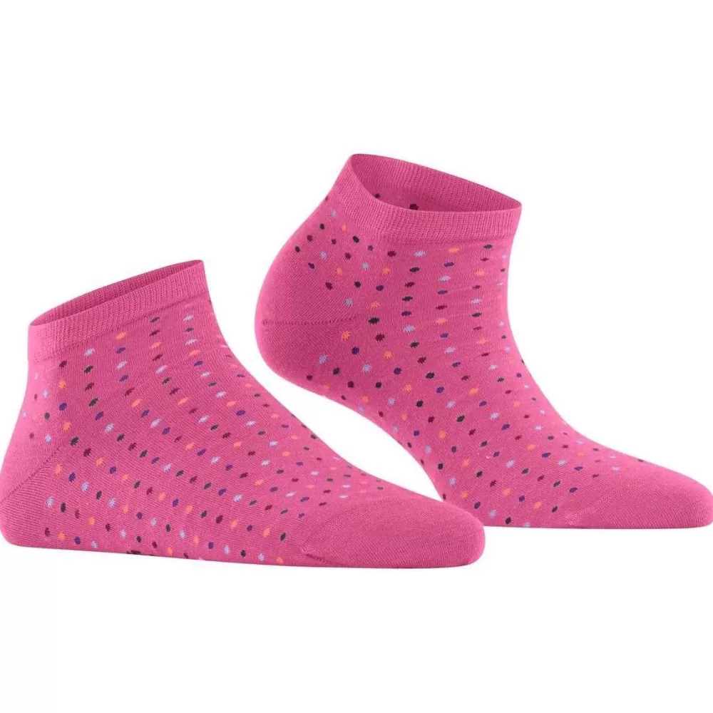 Falke Women's Socks^Pink Multispot Sneaker Socks