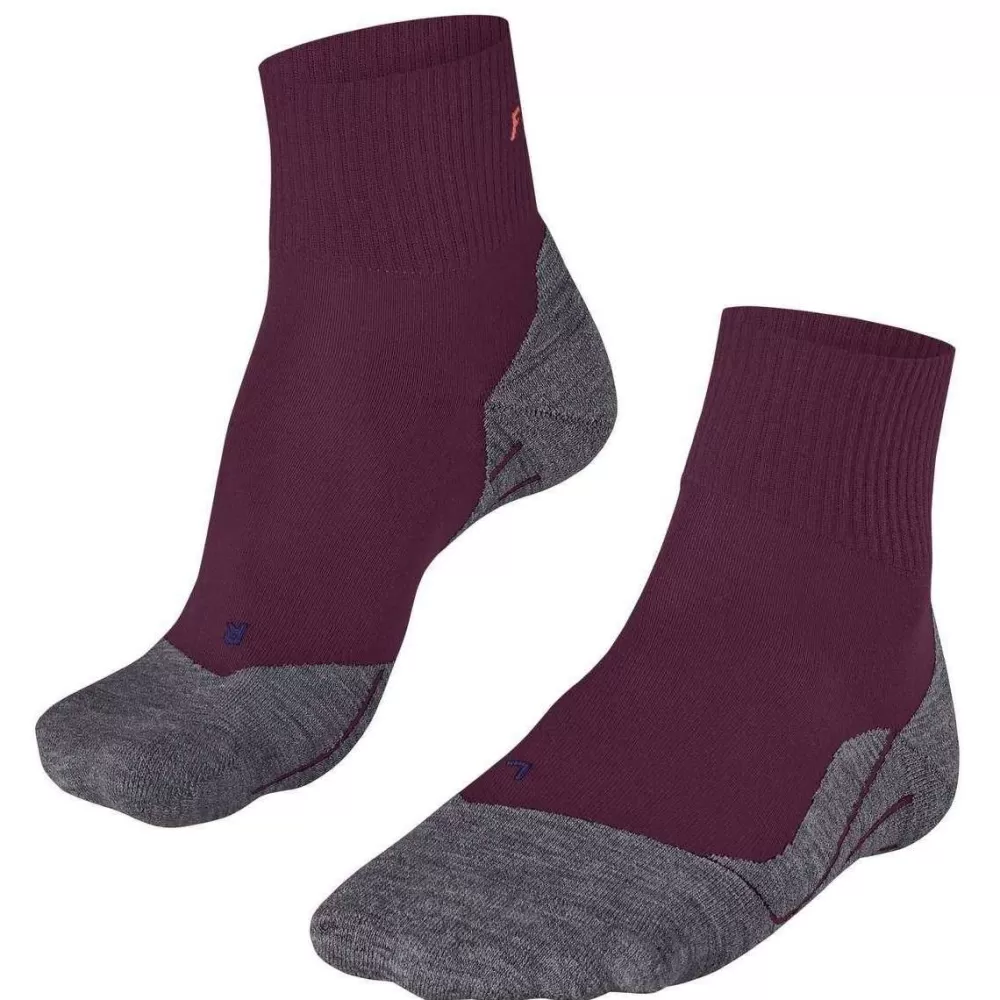 Falke Women's Socks^Purple Tk5 Wander Cool Short Socks