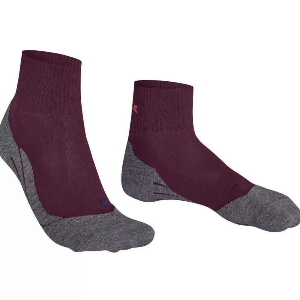 Falke Women's Socks^Purple Tk5 Wander Cool Short Socks