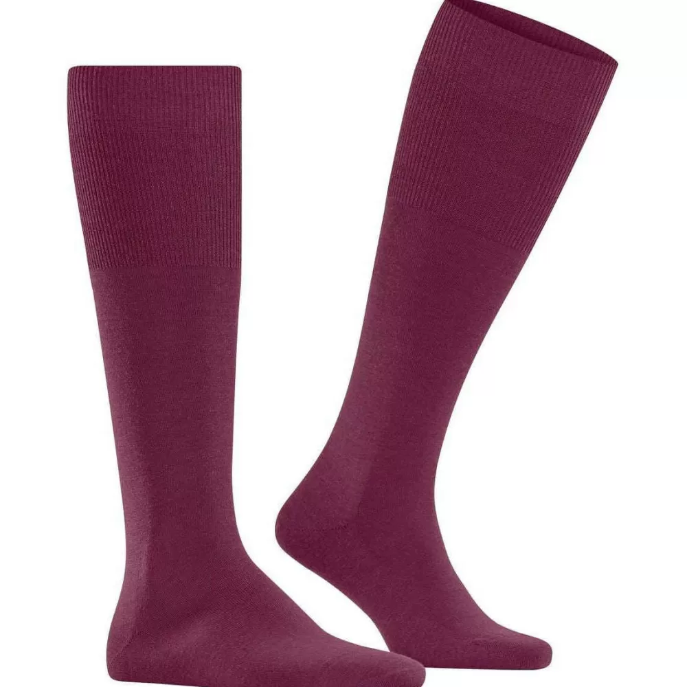 Falke Men's Socks^Red Airport Knee High Socks